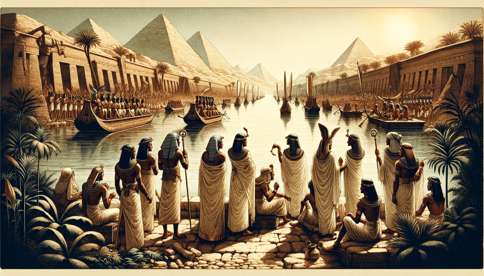 The Origins of the Suez Canal.
